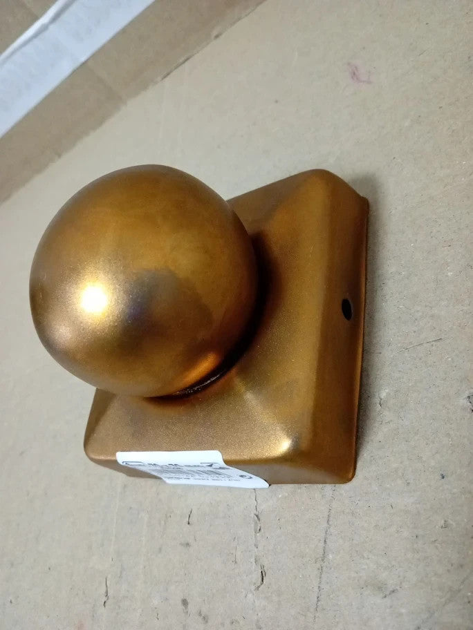 CONNEX HV4298 Post caps 70x70mm With Ball Copper Bronze New
