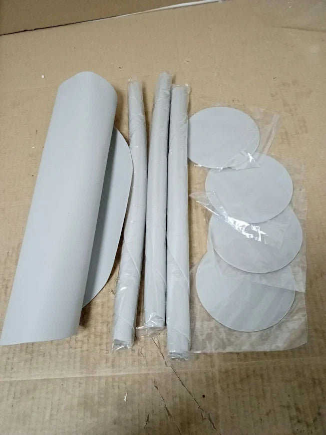 Yunjuer Round Silicone Placemats Coasters Set HeatbResistant 450 °F Non Slip