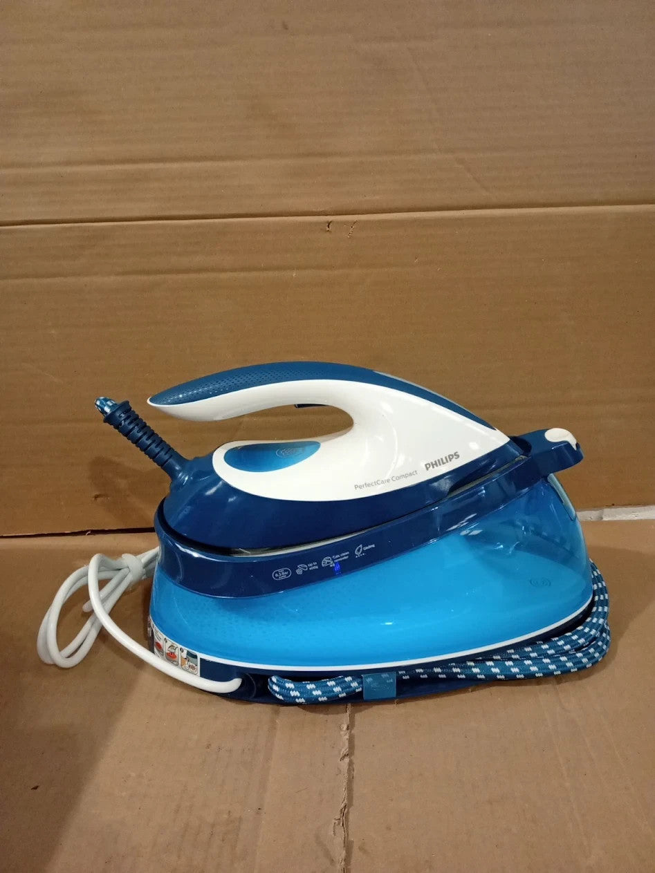 Philips PerfectCare Compact Steam Generator Iron 400g No Burns 2400W GC7840/26