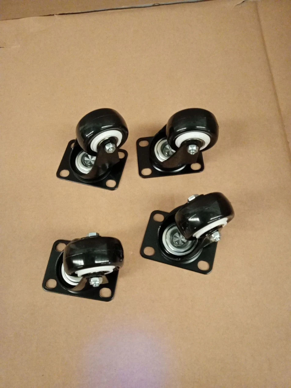 HOLKIE 50mm Furniture Castor 4 Pieces Wheels Capacity 250kg Smooth & Quiet New