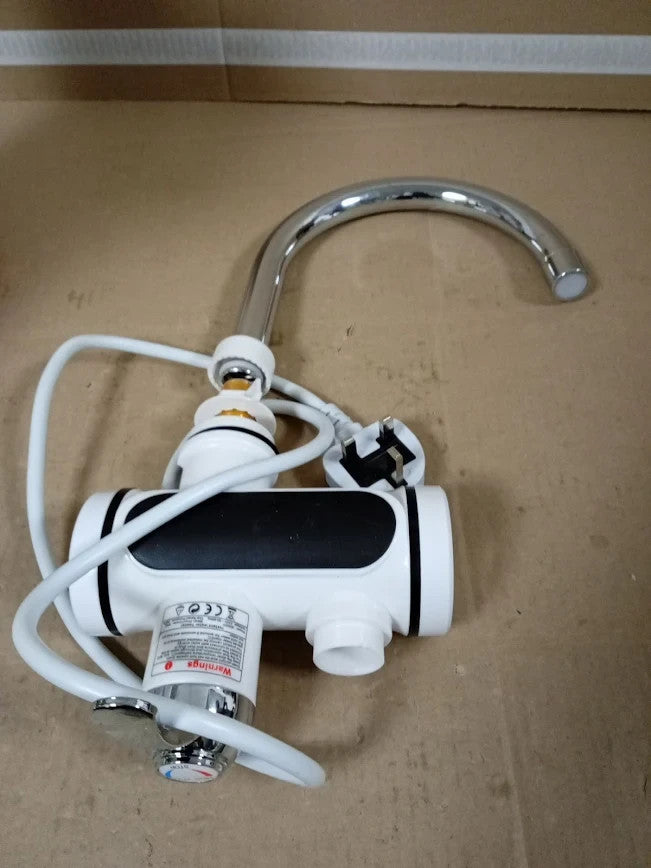 Instant Hot Water Tap Electric UK Plug 220V 3000W Hot Cold Mixer Faucet New