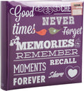 Arpan Purple Memo Slip In Photo Album 10x15cm 200 Photos With Index Pages New