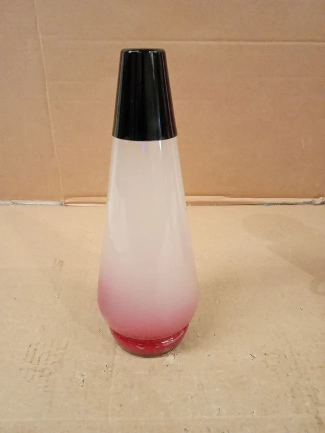 Lava Lamp 2317 Red Wax Clear Liquid Black Base Cap Original 14.5in Motion