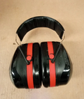 3M Peltor Optime III Ear Defenders 35dB Noise Protection Black Red Design