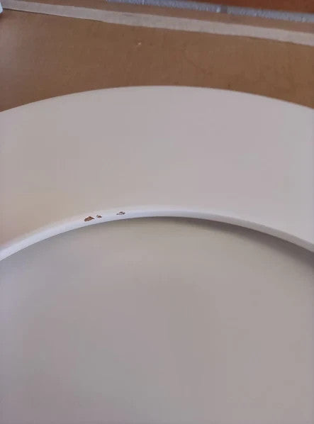 Argos Home Tongue Groove Style Toilet Seat Adjustable White 45x37.3x5.3cm New