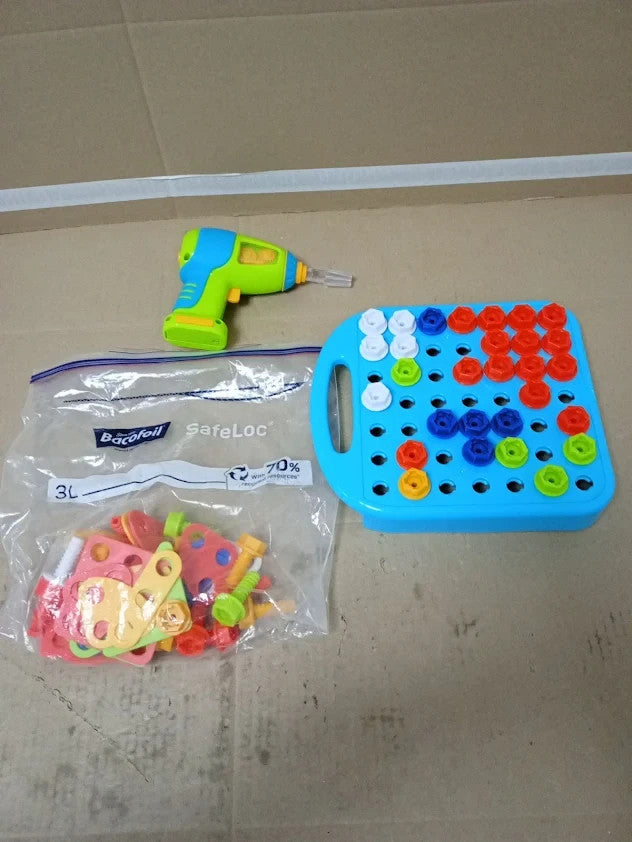 Learning Resources Design Drill Shapes Workshop Electric Toy Drill Toy 3+ New