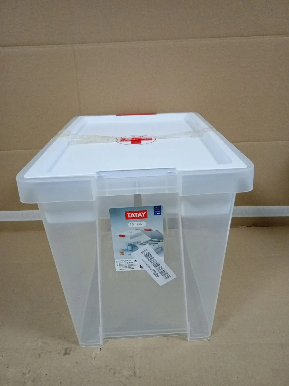 TATAY First Aid Box 15L Plastic Storage Lid 5 Compartment Tray 25x36x26cm New
