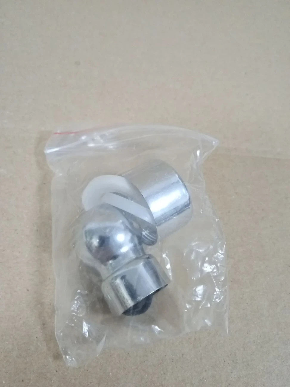 QWORK 8in Rain Shower Head Ultra Thin Square Overhead Angle Adjustment Chrome