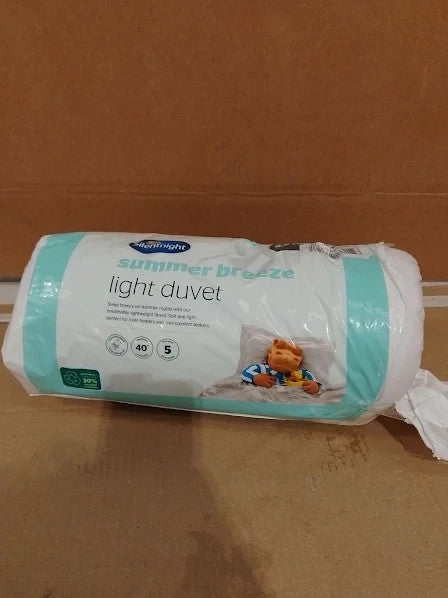 Silentnight Summer Quilt Breeze 2.5 Tog Double Duvet Lightweight Polyester