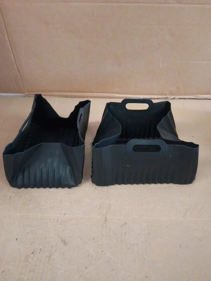 2pcs Silicone Air Fryer Liners Food Grade For Ninja Reusable 23x17x11cm