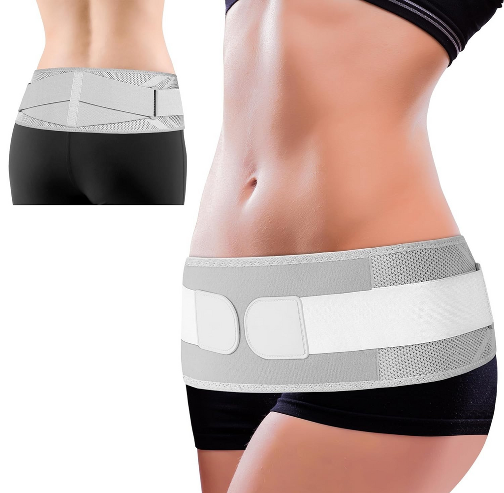 JIUFENTIAN Sciatica Belt Relieve Lower Back Pain & Sacroiliac Support Large New