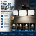 Aixpi Battery Powered Outdoor Security Lights 240 LED Motion Sensor PIR IP65