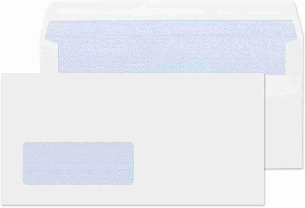 Blake Purely Everyday DL 110x220mm 80gsm Self Seal Window Envelopes New