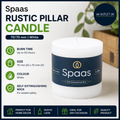 Spaas Rustic Pillar Candle 70/70mm Self Extinguishing Wick White