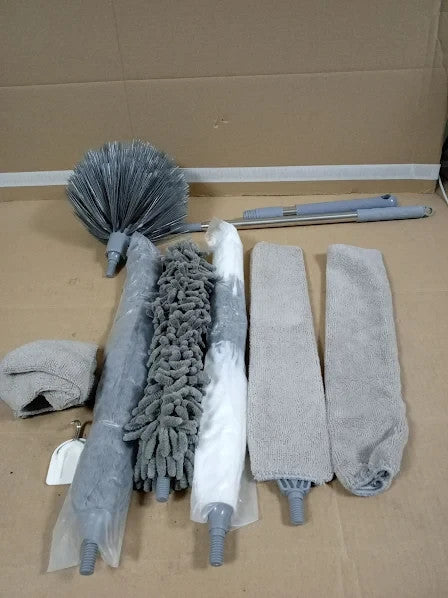 Wlich Feather Duster Extension Pole Reusable Bendable Washable 44x15cm New