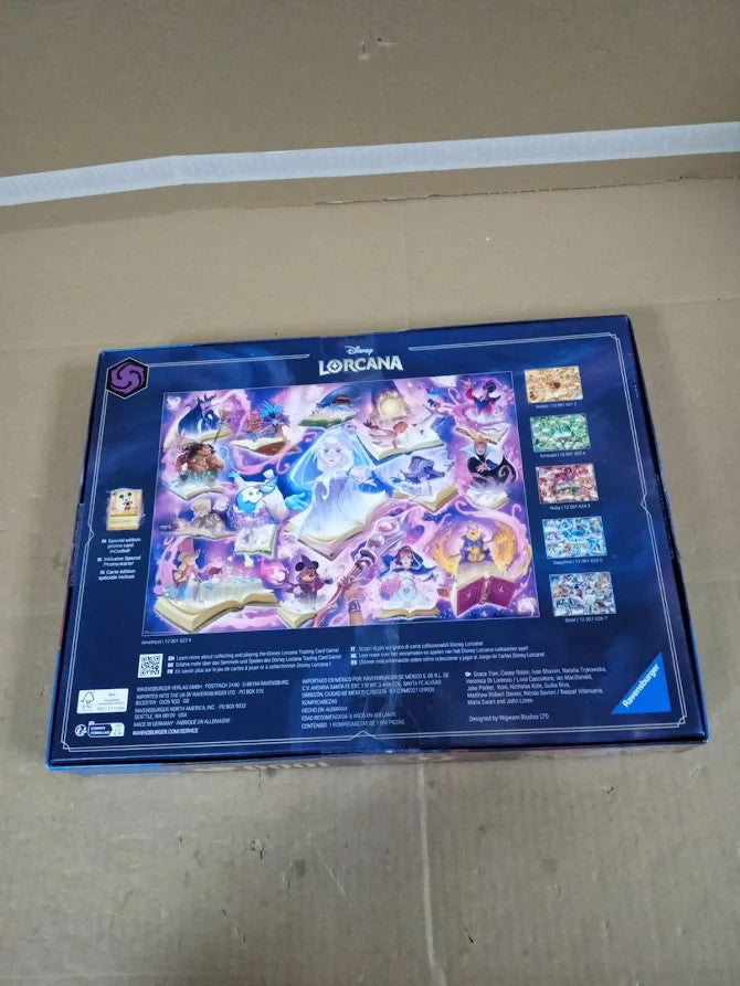Ravensburger Disney Lorcana Amethyst 1000 Piece Jigsaw Puzzle Age 12+ Used