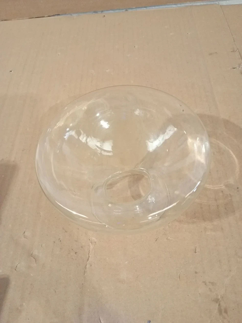 Canopy Vase 9.5cm Recycled 28x28x14.5cm Domed Baase Glass Clear