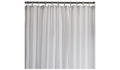 Home Essentials Plain Shower Curtain White 180x180cm Hand Wash Only New
