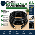 OHAYORI 10m Pressure Washer Replacement Hose Jet Wash Series K2 K3 K4 K5 K6 K7