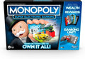 Monopoly Ultimate Rewards Family Board Game Cashless Electronic Banking 8+ New