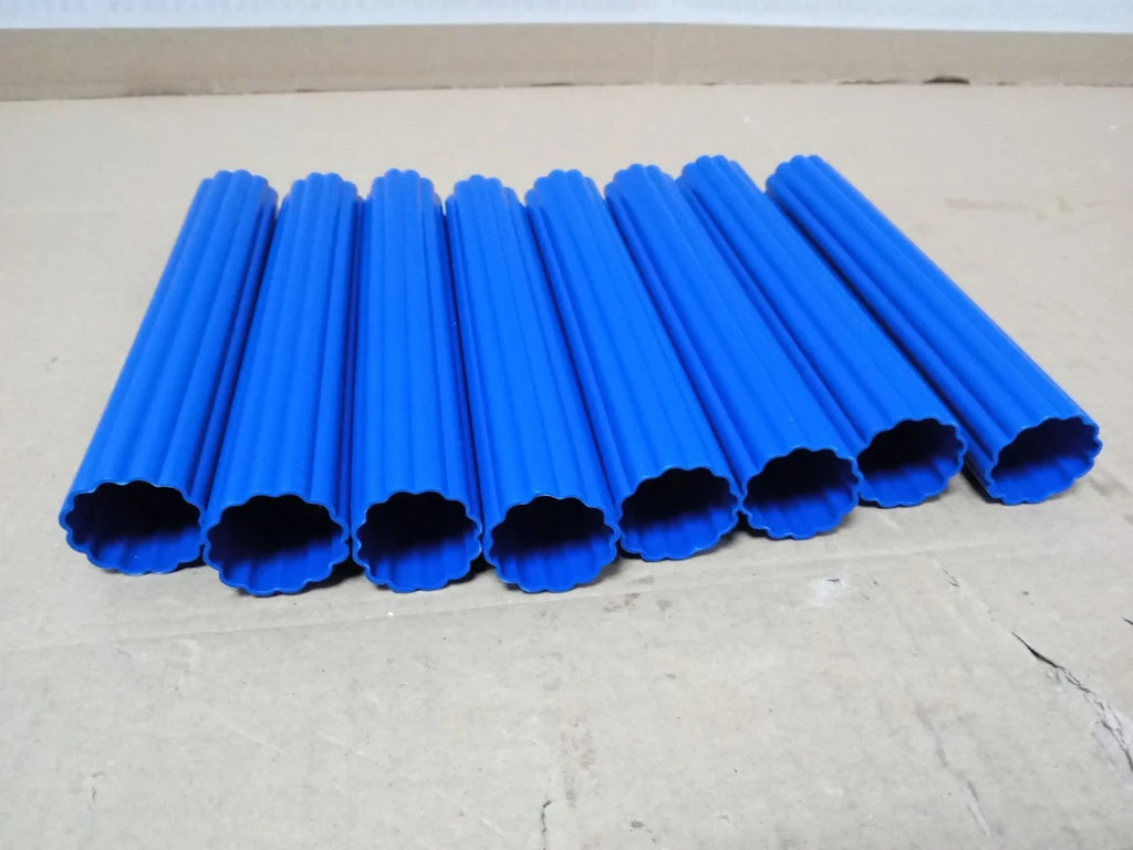 PME 6in Blue Plastic Hollow Pillars Pack Of 4.2.5x 2.5x15cm New