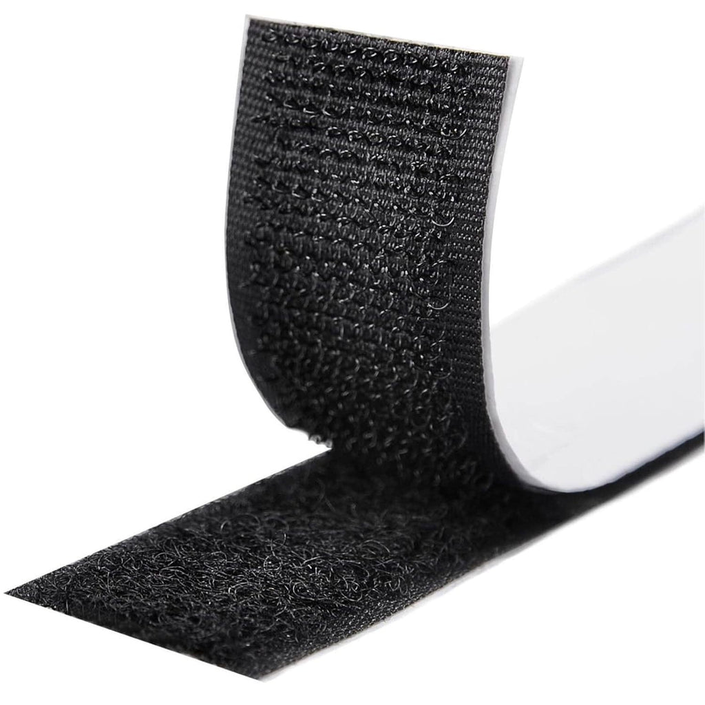 Hook Loop Strip Tape Double Sided Self Adhesive Sticky Fastening 20mmx8m New