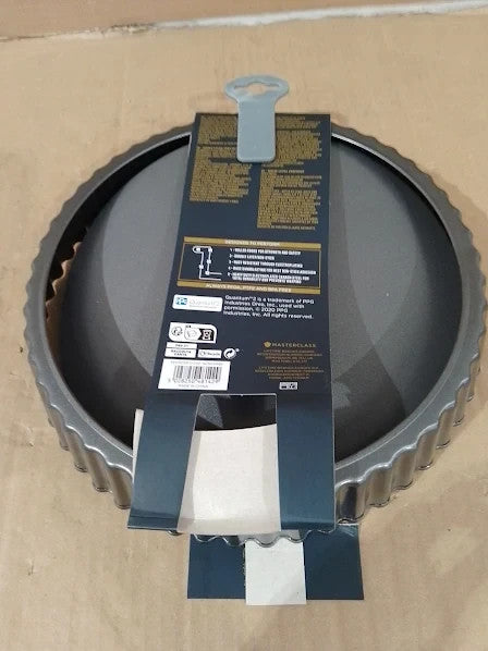 Masterclass Extra Deep Tart Tin Loose Bottom PTFE PFOA BPA Free 3.88x3.88x0.85in