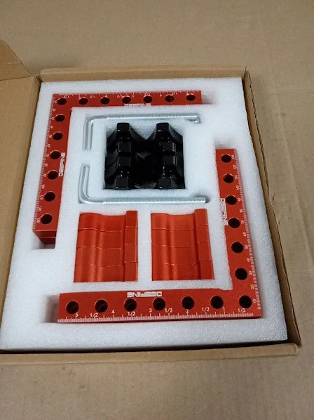 Deefine 90 Degree Positioning Squares Right Angle Clamps 5.5x5.5in Aluminum New