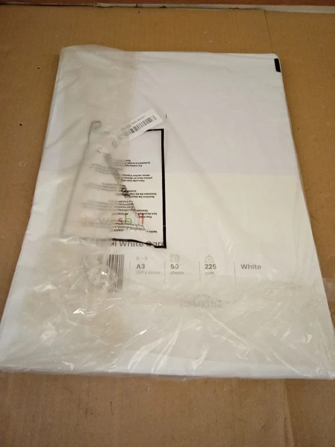 Hawksbill 225GSM A3 White Card Stock 50 Pack Premium Smooth Thick Cardstock New