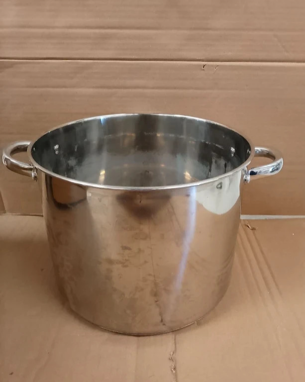 Argos Home 28cm Stainless Steel Stock Pot Cooking Pan Kitchen Saucepan Design