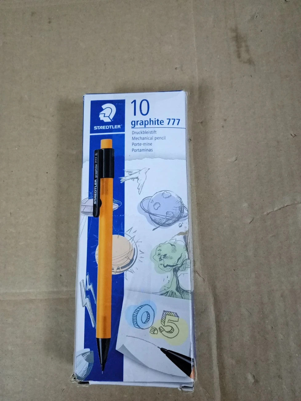 Staedtler 777 05-4 Ballpoint Pen Orange Nachfüllbar 8 Pieces New
