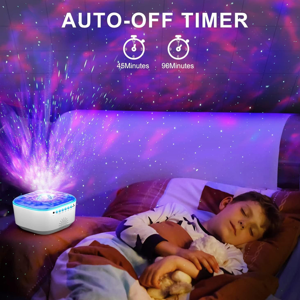 Bozhihong Galaxy Projector Star Night Light Timer Function Built In Music New