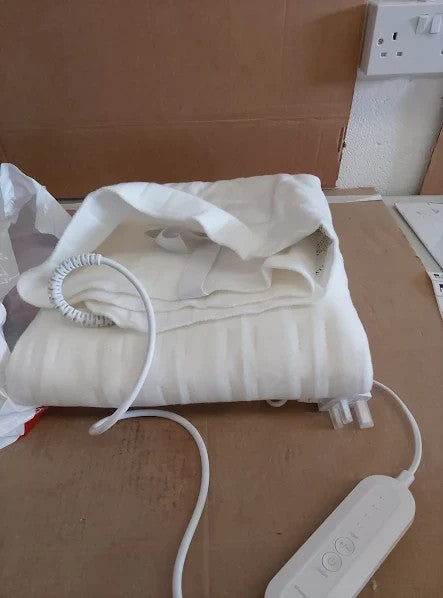 Silentnight Comfort Control Electric Blanket Double Bed Heated 135x120cm New