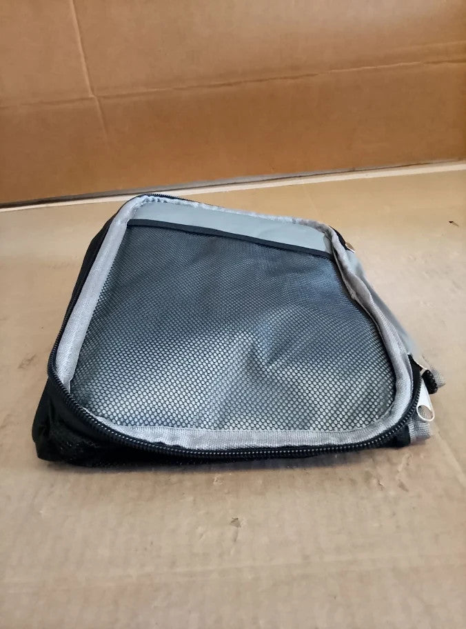 Hotor Insulated Lunch Box Leak Proof Cooler 4 Pockets Adjustable Strap Black New