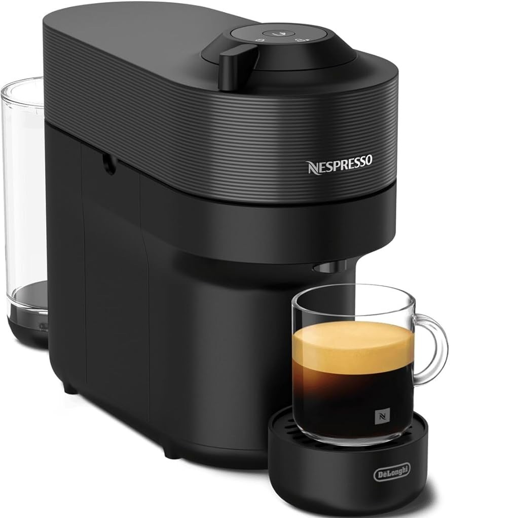 Nespresso Vertuo Pop Coffee Machine De'Longhi Over 40 Varieties Pods Black New