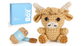 Complete Crochet Kit Beginners Highland Cow Crochets Soft Yarn New