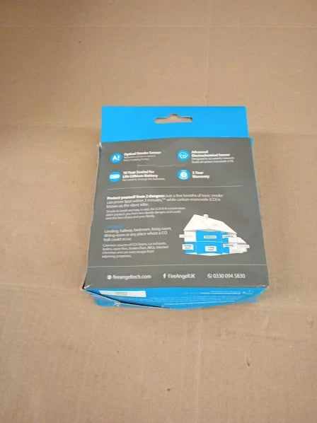 Fireangel SCB10R Smoke Carbon Monoxide Alarm Home 13.3x5.4x13.3cm