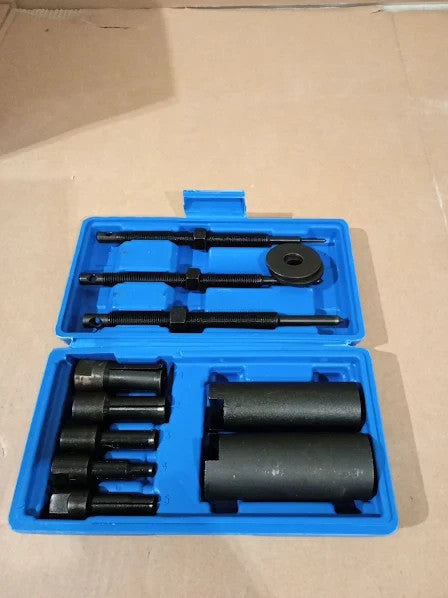 Coptiner 12pcs Inner Puller Kit 5 Collets 9-23mm Blind Hole Gear Bearing New