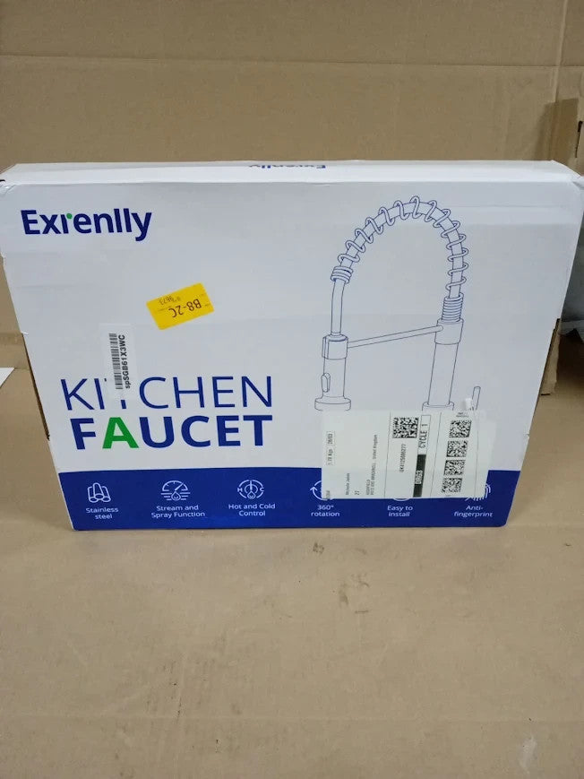 Exrenlly Kitchen Tap Commercial Spring Mixer Single Handle High New