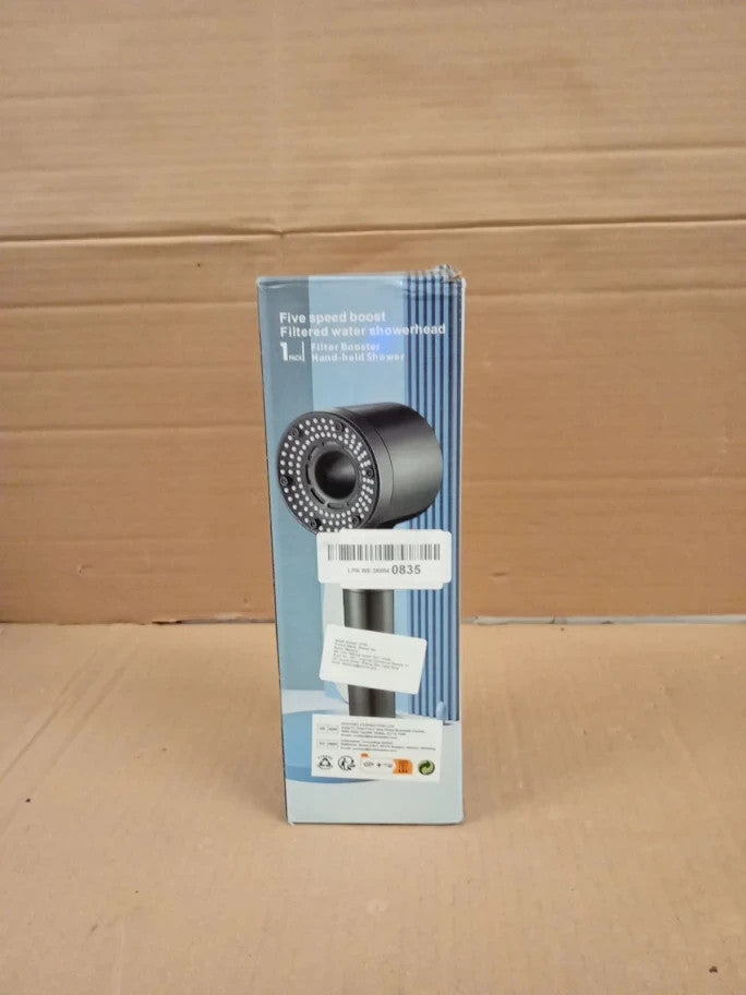 Blendura Hard Water Filter Shower Head With 3 Filters 1.5m Hose High Pressure