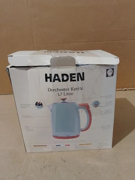 Haden Dorchester Temperature Control Kettle 3000w Rapid Boil 1.7L Sage Green
