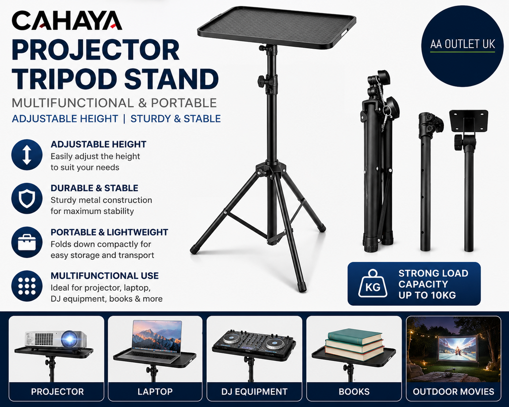 Cahaya CY0331 Projector Tripod Stand Laptop Stand Portable Multifunctional