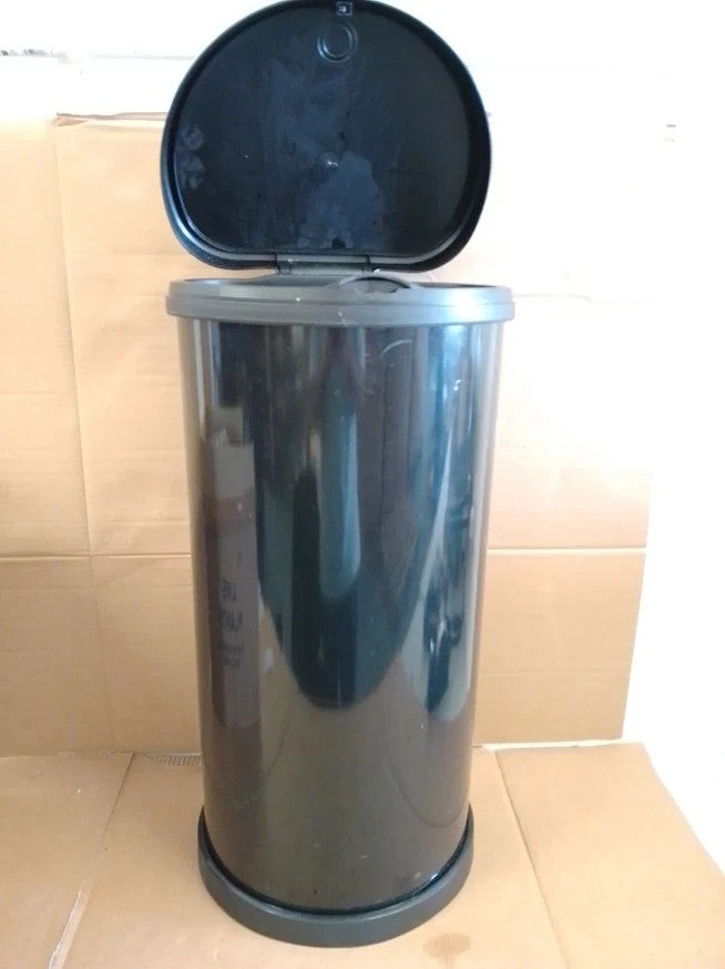 Curver 40 Litre Deco Touch Top Kitchen Bin Black Waste Quality Design Durable