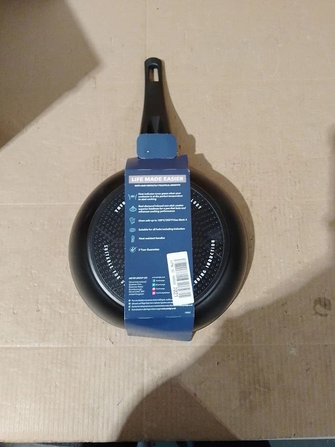 Prestige Thermo Smart Frypan 24cm Black Aluminum Non Stick Oven Safe New