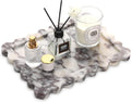 Marble Tray Luxury Natural Stone Bathroom Vanity Tray Scalloped Edge 27x20cm New
