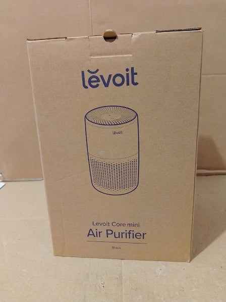 Leviot Air Purifier Home Ultra Quiet Hepa Filter Cleaner 16.5x16.5x26.4cm