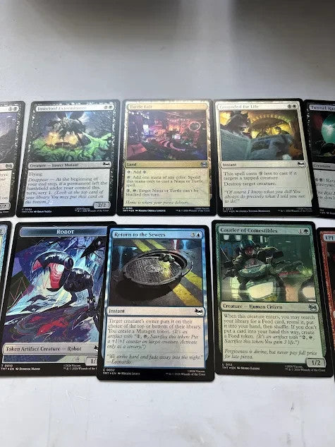 Magic The Gathering Teenage Mutant Ninja Turtles Collector Booster 13+ Opened