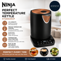 Ninja Perfect Temperature Kettle 1.7L Led Display Easy Use Kettle Rapid Boil