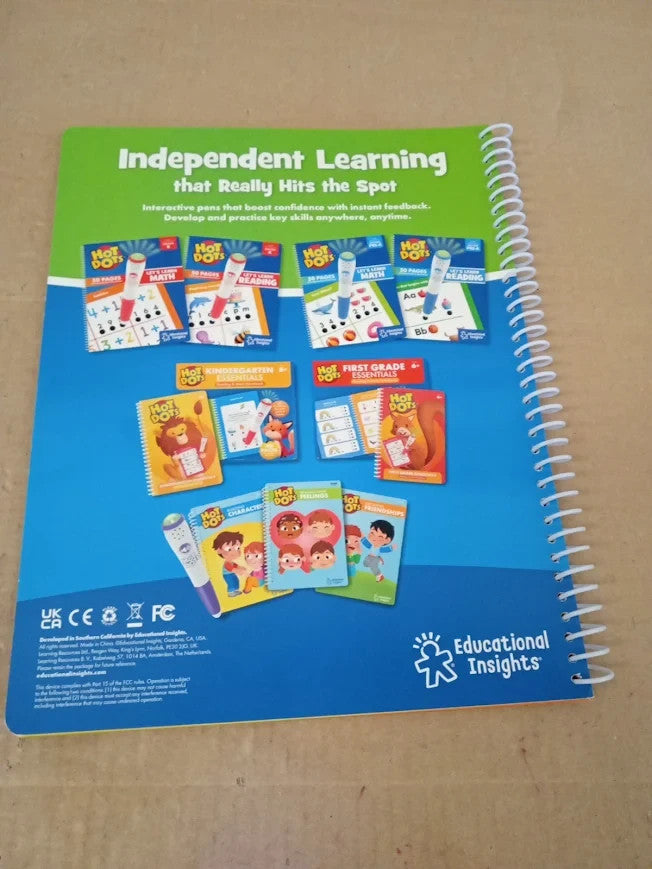 Learning Resources Hot Dots Lets Learn Reading 1st Grade Activity Book 6+