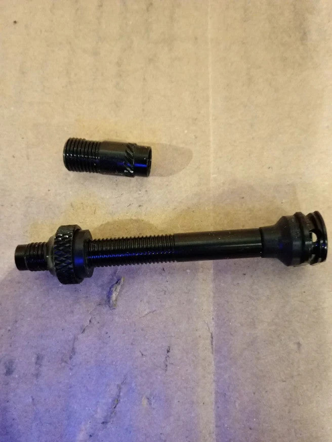 BBB Cycling CoreCap AL Tubeless Valve Set 60mm Aluminium Black 2 Pieces New